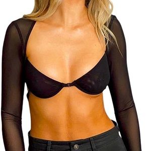 Mesh crop top
